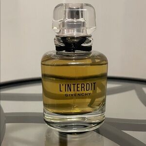 Givenchy L'Interdit Fragrance with Golden Hue